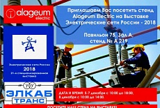 Приглашение на выставку Электрические сети 2018